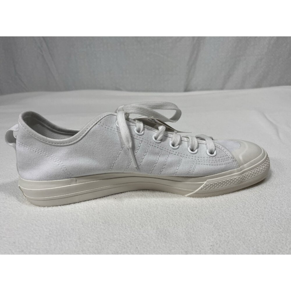 Adidas Nizza RF White Canvas Gum Sole Sneakers Men’s 10.5 EF1883 New - Picture 11 of 16